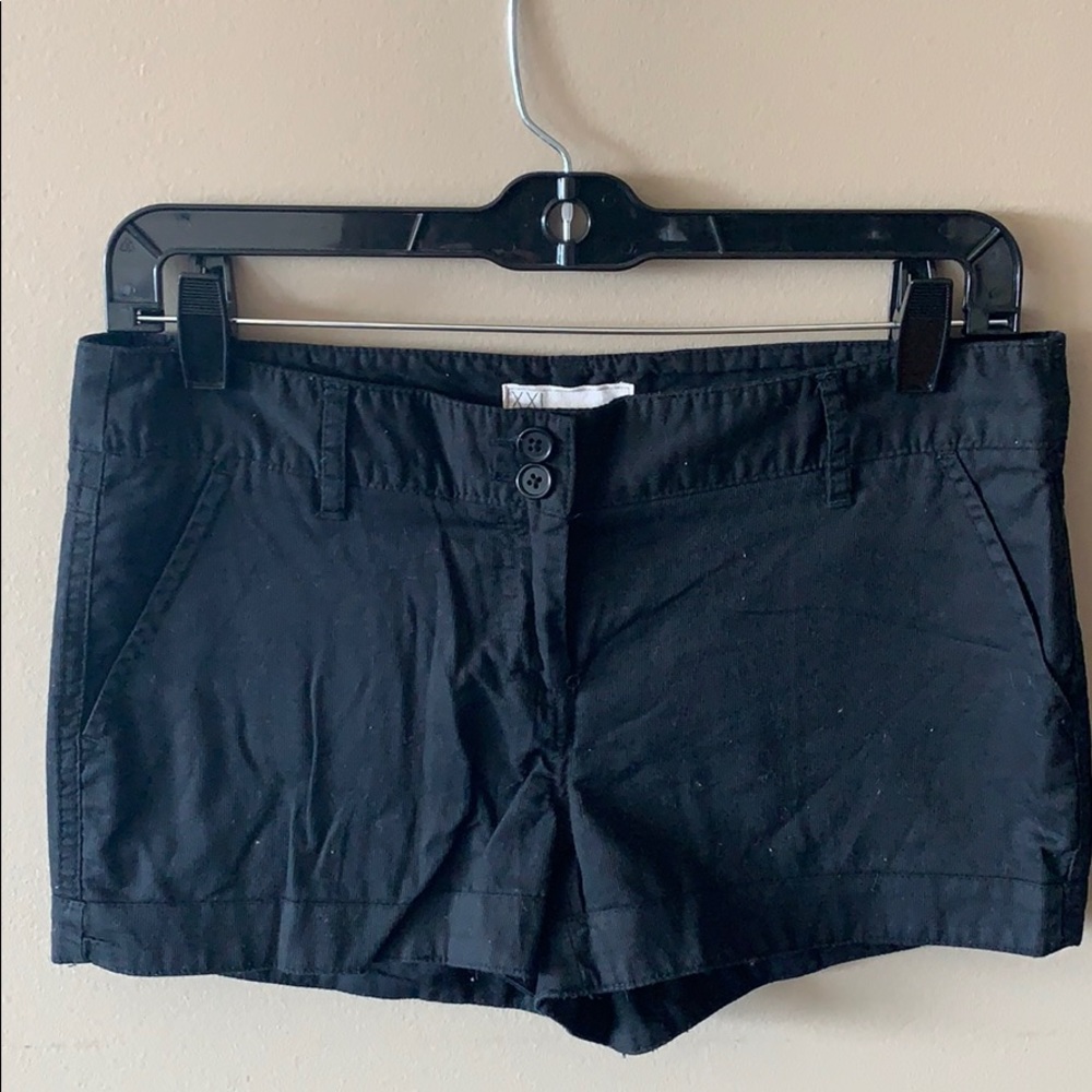 Forever 21 Plain black shorts